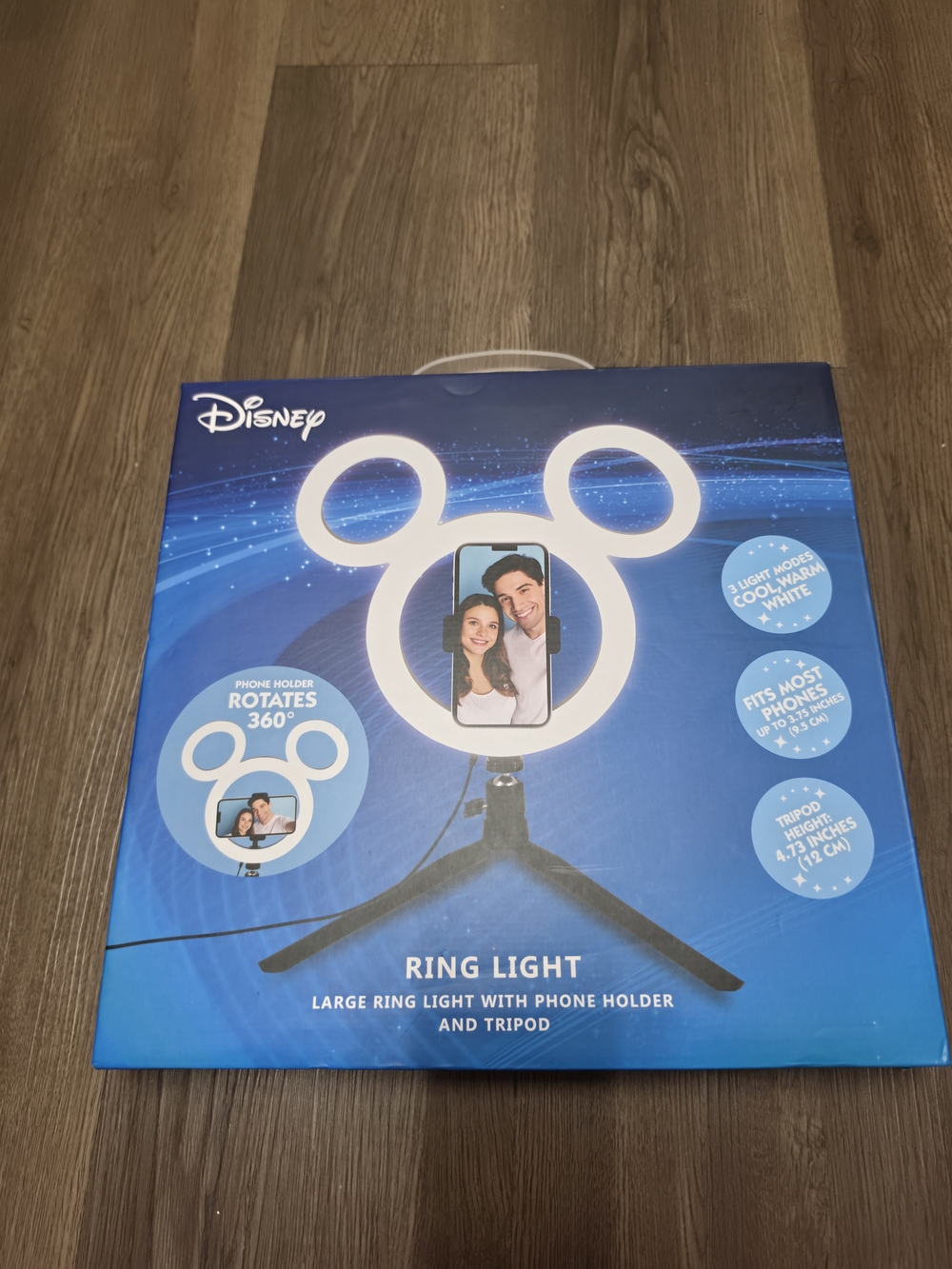 Disney Mickey Mouse Ring Light with Phone Holder